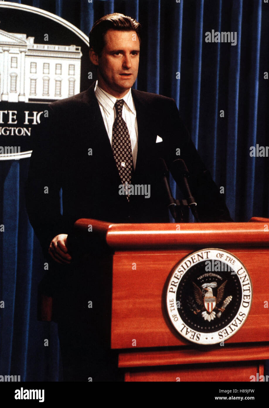 Independence Day, (INDEPENDENCE DAY) USA 1996, Regie: Roland Emmerich, BILL PULLMAN, Stichwort: Präsident, Redner, Pult Stock Photo