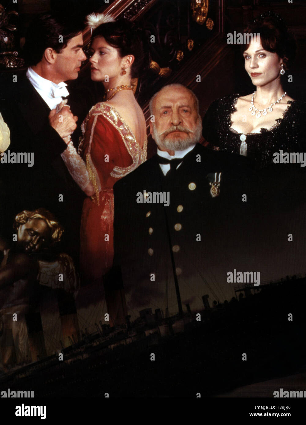 Titanic, (TITANIC) USA 1996, Regie: Robert Lieberman, PETER GALLAGHER, CATHERINE ZETA JONES, GEORGE C. SCOTT, MARILU HENNER Stock Photo