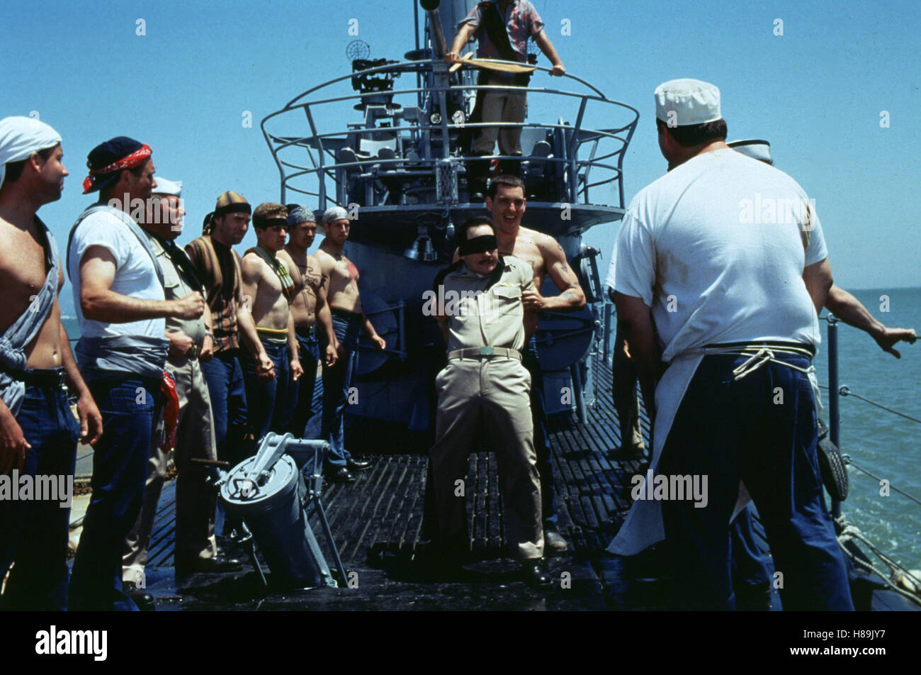 Mission: Rohr frei, (DOWN PERISCOPE) USA 1996, Regie: David S. Ward, ROB SCHNEIDER, Stichwort: Schiff, Deck, Mannschaft Stock Photo