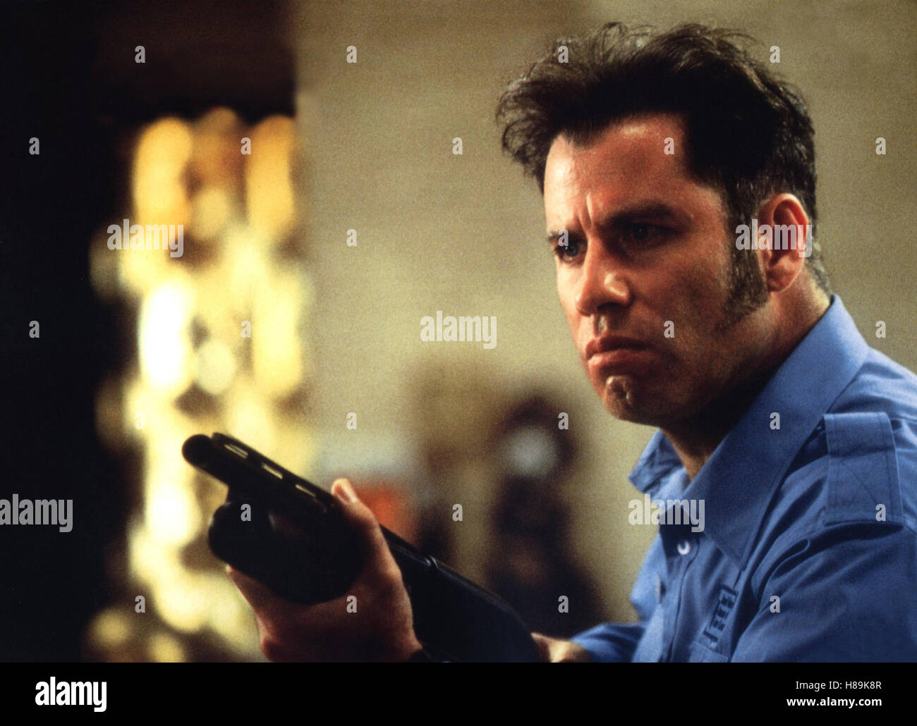 Mad City, (MAD CITY) USA 1997, Regie: Costa-Gavras, JOHN TRAVOLTA, Stichwort: Waffe, Gewehr Stock Photo