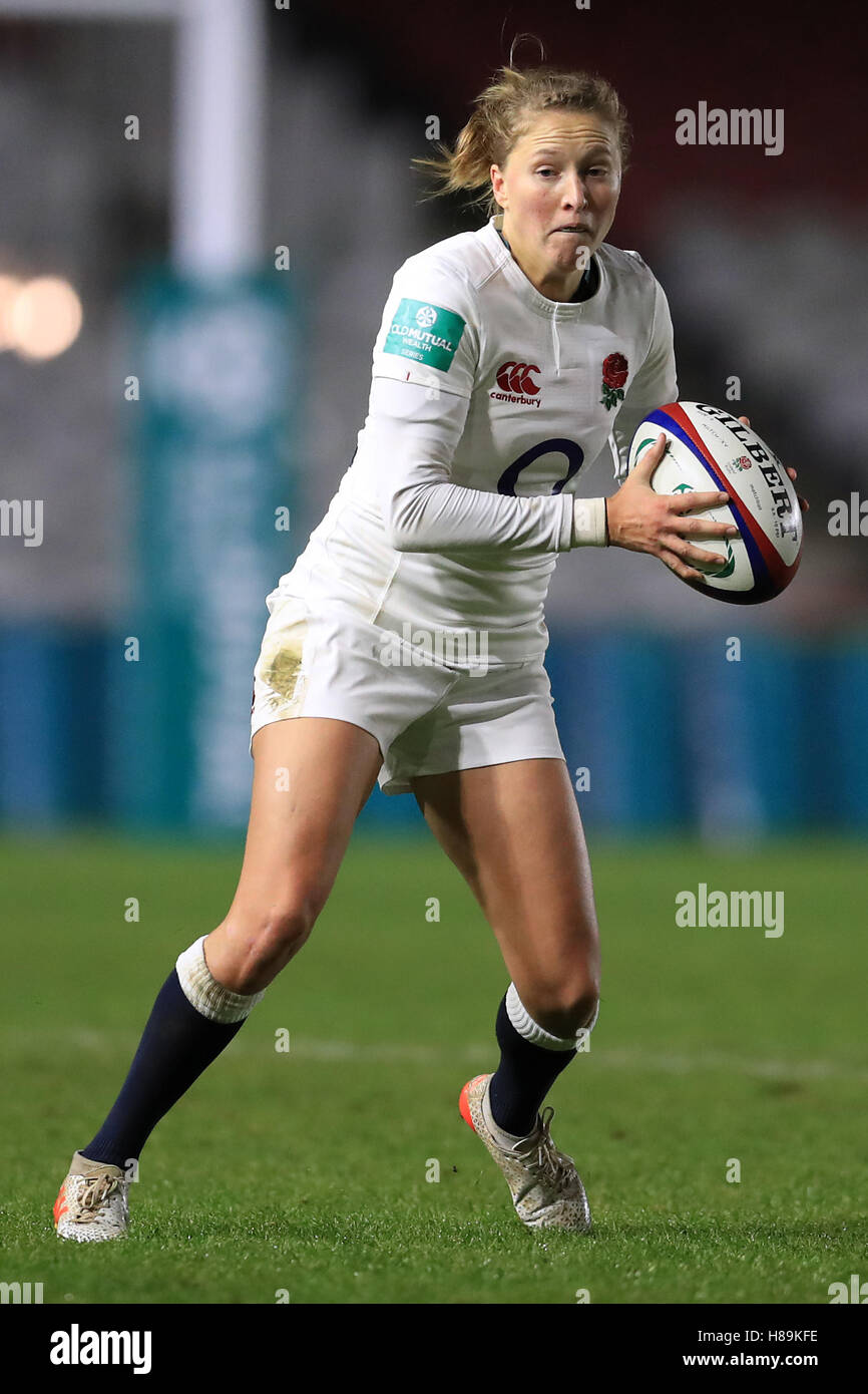 England's Emily Scott during the Old Mutual Wealth Series match at ...