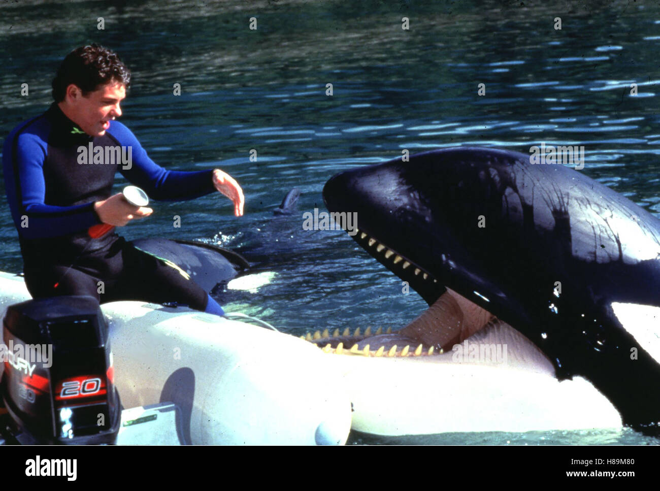 FREE WILLY 3, (FREE WILLY 3) USA 1997, Regie: Sam Pillsbury, JASON JAMES RICHTER, Stichwort: Boot, Meer, Wal Stock Photo