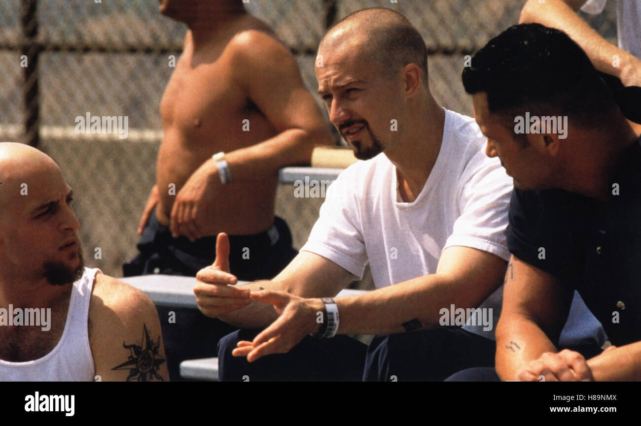 American History X, (AMERICAN HISTORY X) USA 1999, Regie: Tony Kaye, EDWARD NORTON (mi), Stichwort: Neonazi Stock Photo