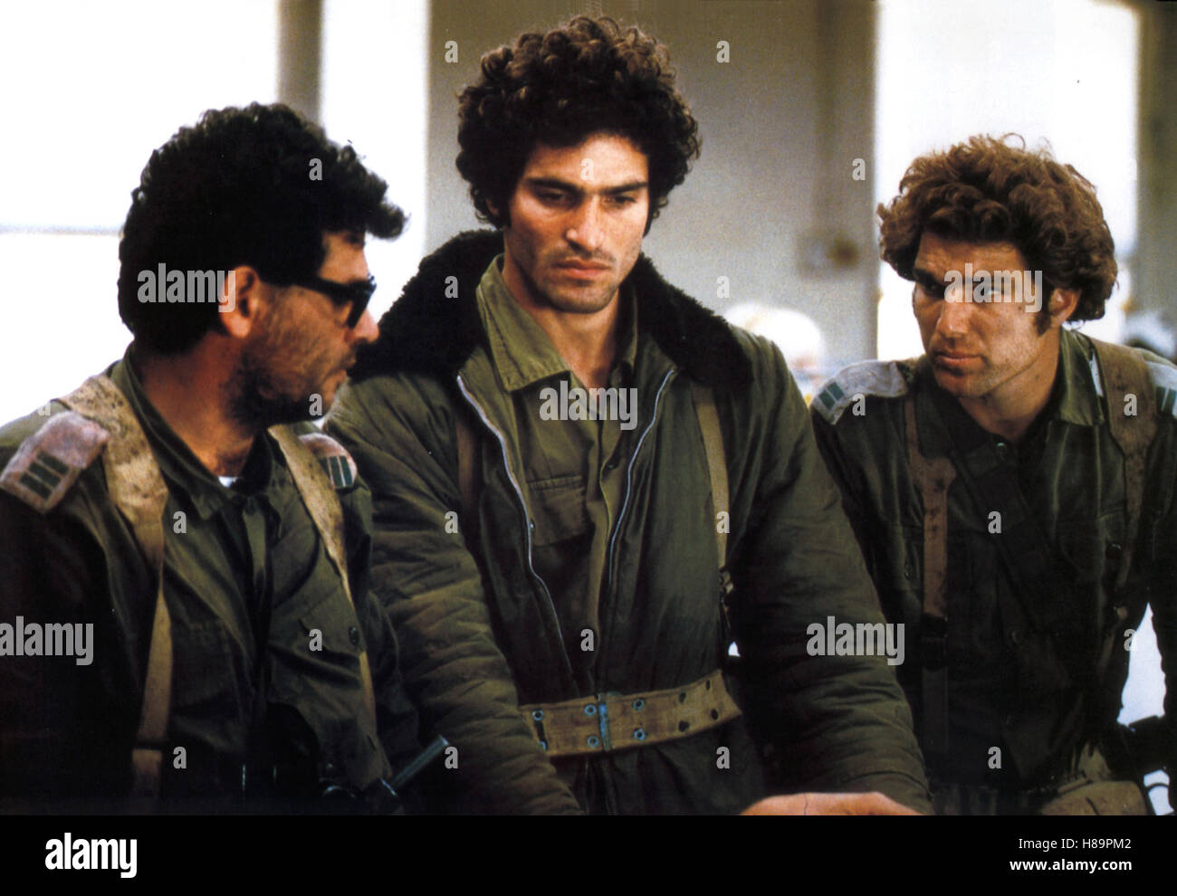 Am Tag von Kippur, (KIPPOUR) F- ISR 2000, Regie: Amos Gitai, URI KLAUZNER, TOMER RUSSO, LIRON LEVO, Key: Soldaten Stock Photo