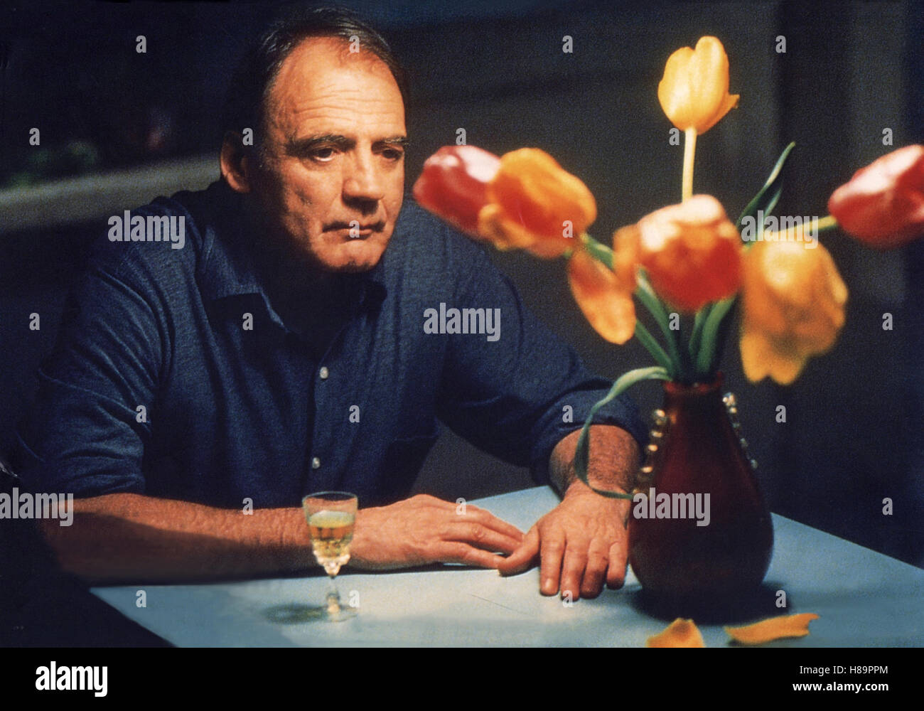 Brot und Tulpen, (PANE E TULIPANI) IT-CH 2000, Regie: Silvio Soldini, BRUNO GANZ, Key: Blumenvase Stock Photo