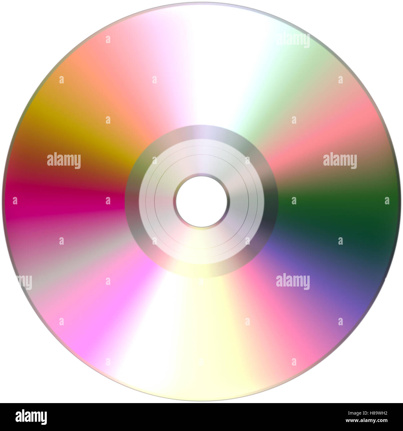 Cd Object CD isolated on White illustration isolated object Stock Photo - Alamy