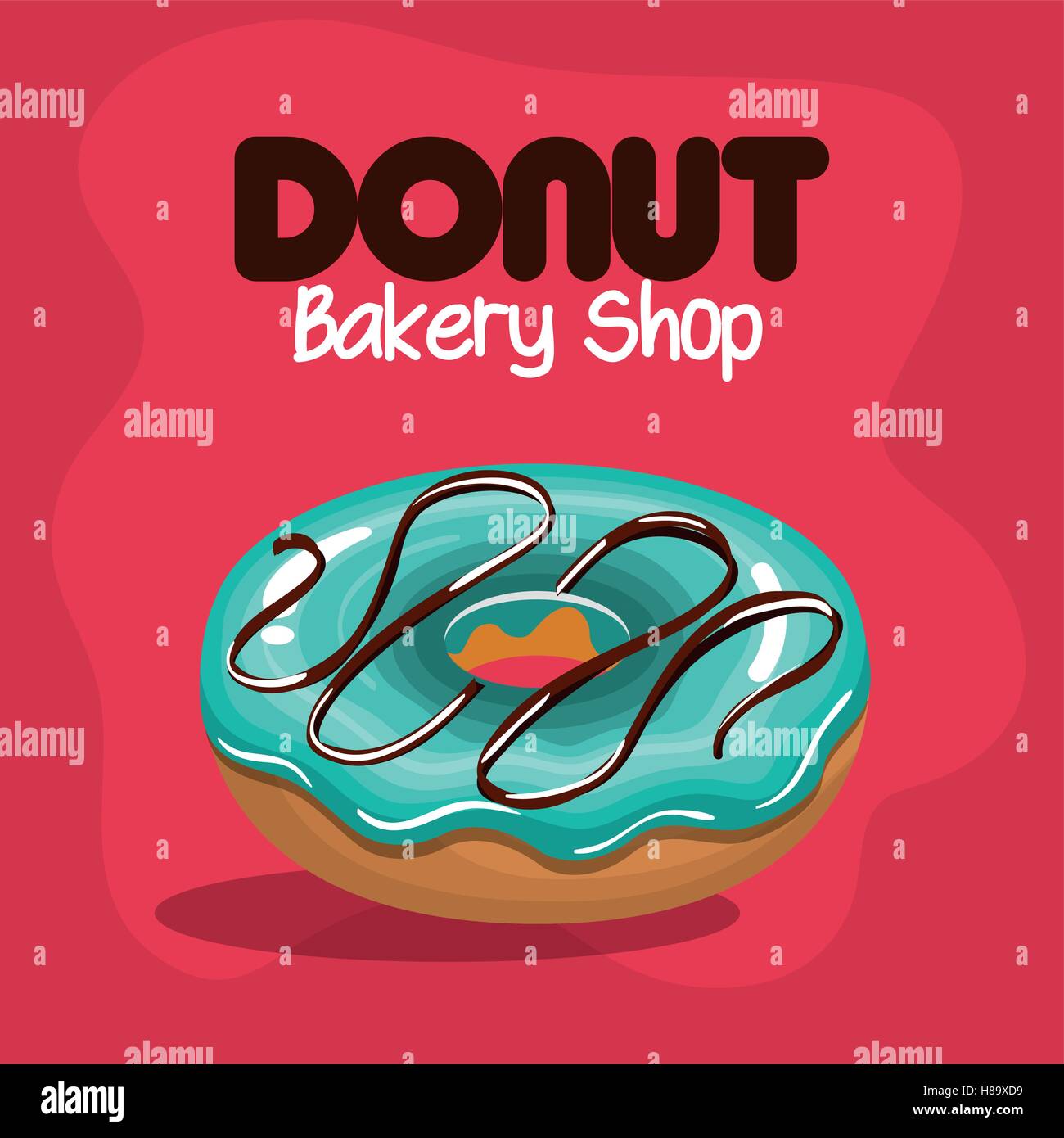delicious donuts bakery shop vector illustration design Stock Vector ...