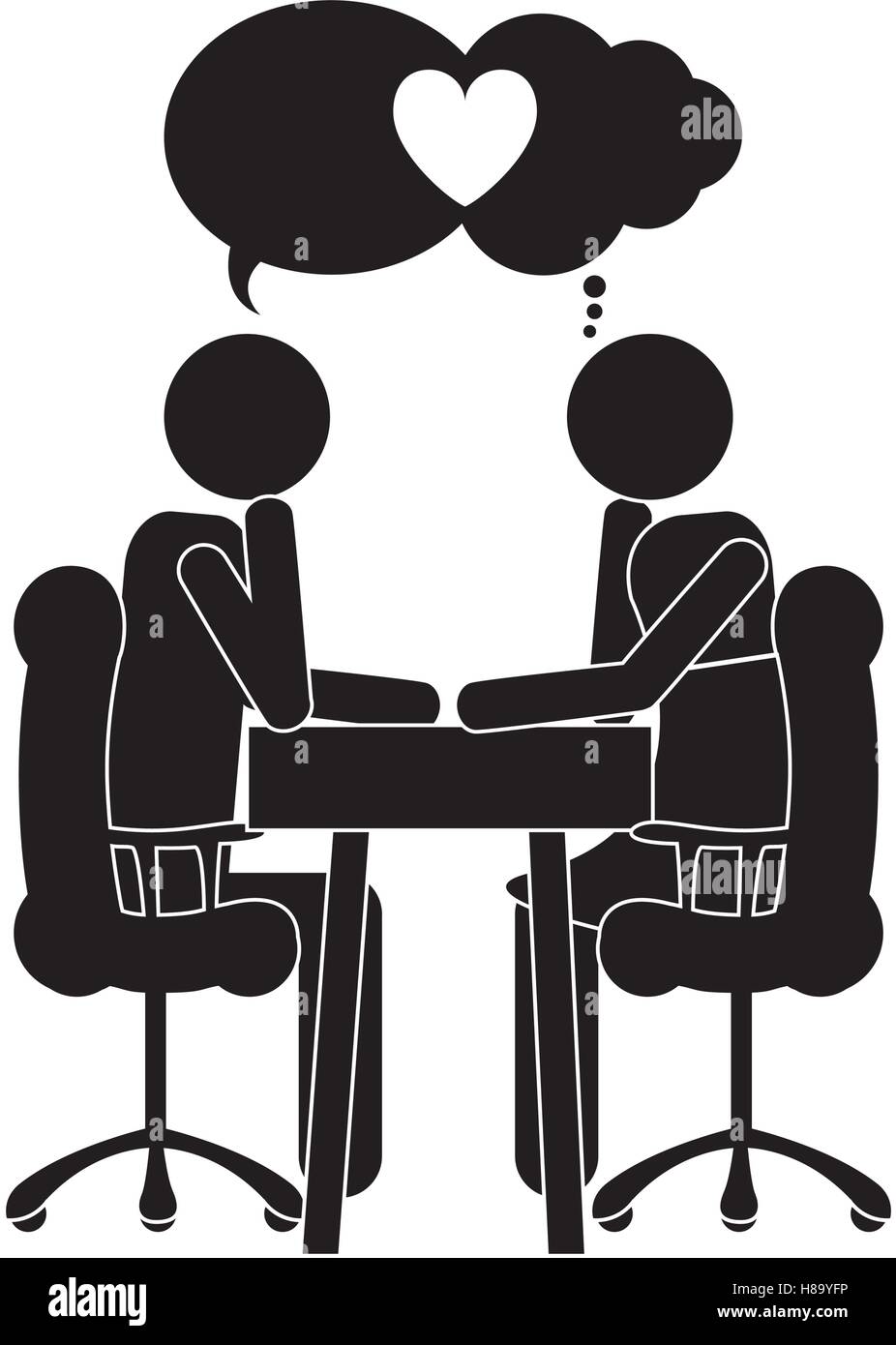 romantic couple icon image vector illustration design Stock Vector ...