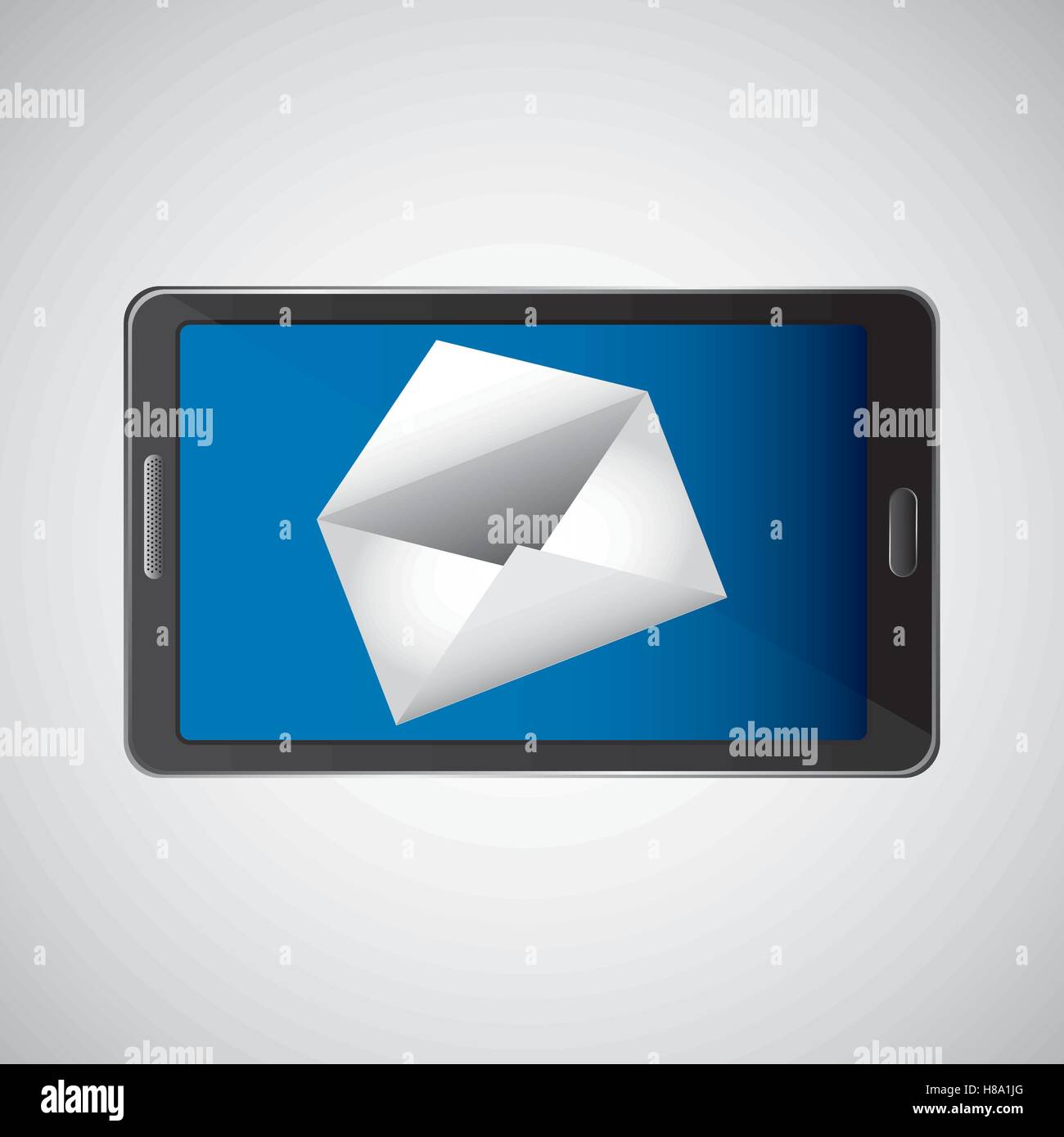 Concept Email Newsletter Icon Vector Illustration Eps 10 Stock