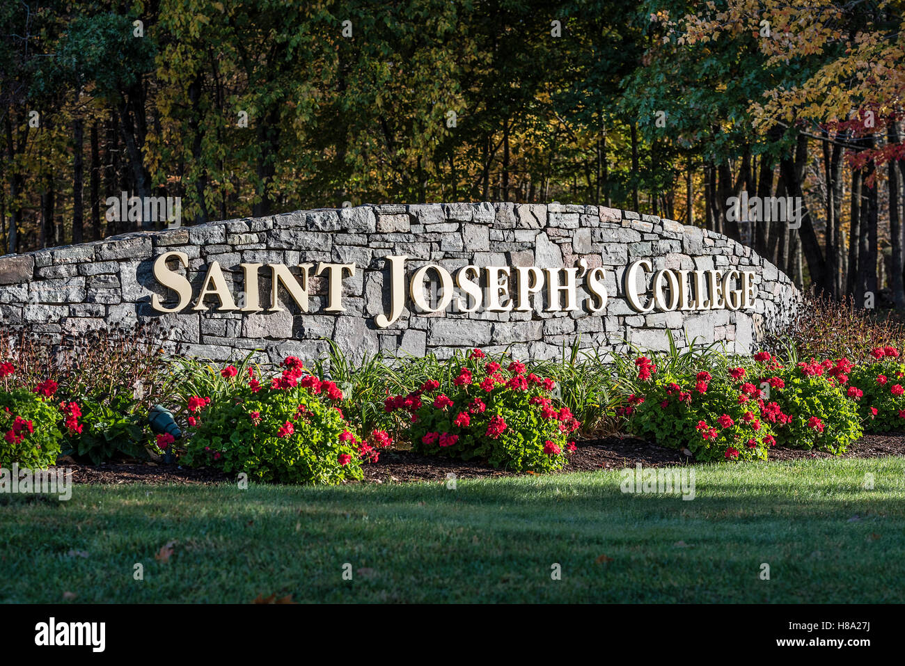 Saint Joseph's College campus, Standish, Maine, USA Stock Photo Alamy