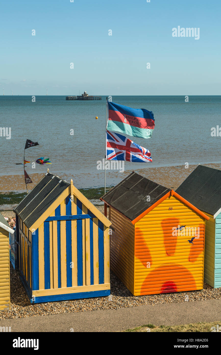 walking into Herne Bay Seafront Stock Photo Alamy
