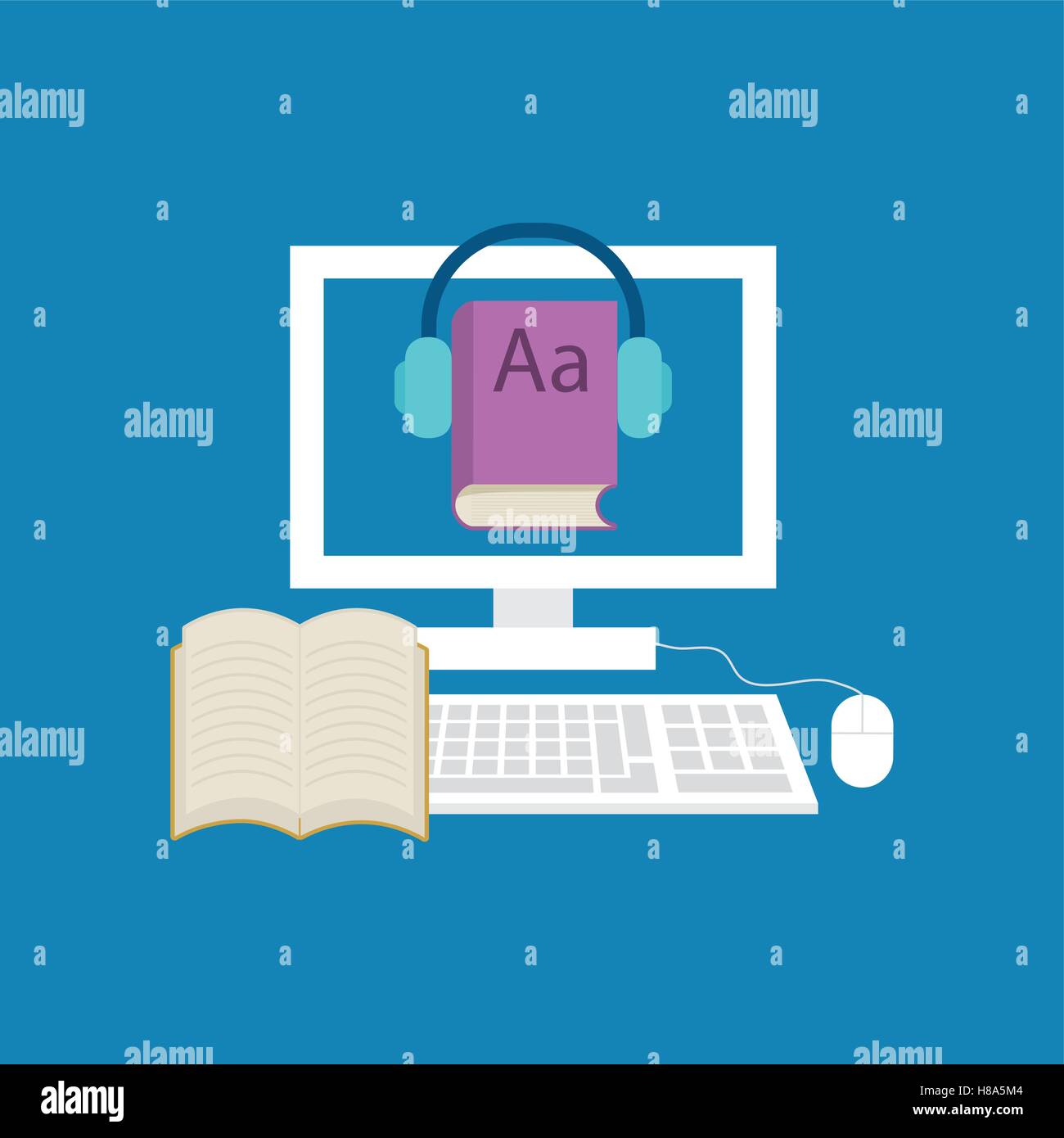 Elearning online education Stock Vector Image & Art - Alamy
