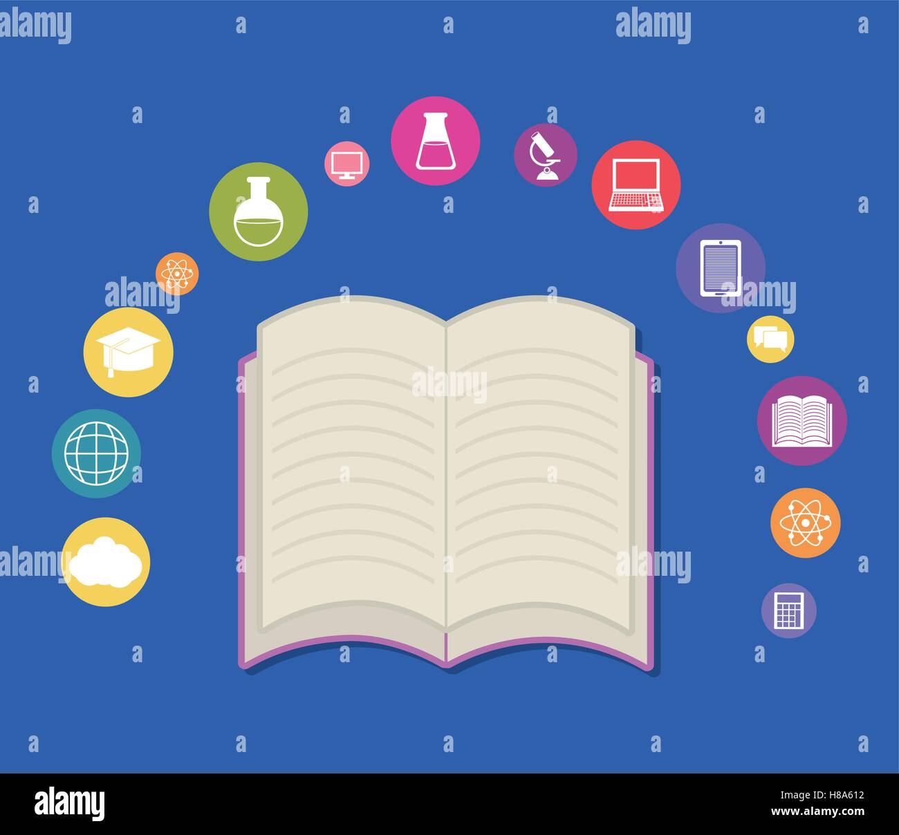 Elearning online education Stock Vector Image & Art - Alamy