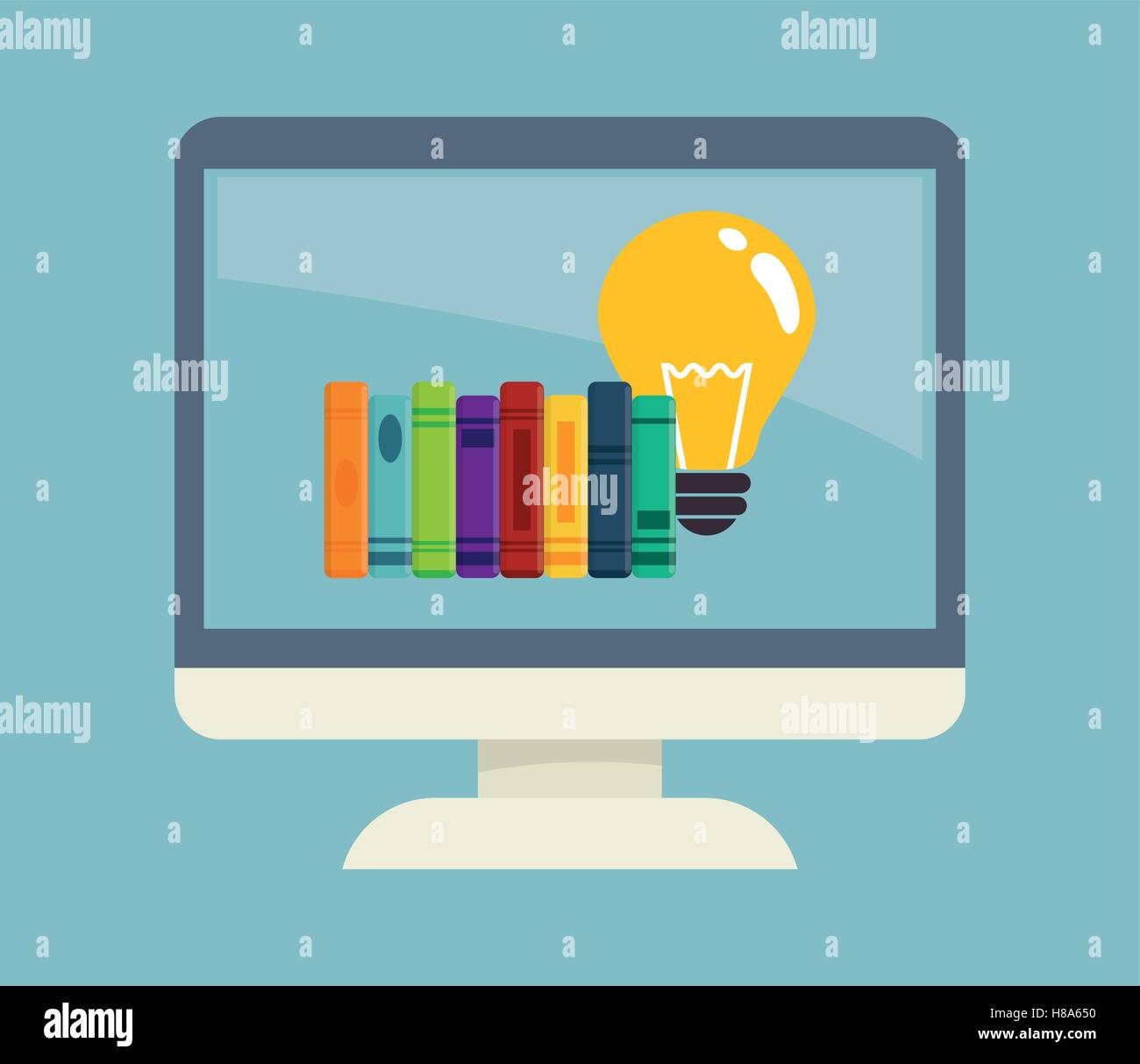 Elearning online education Stock Vector Image & Art - Alamy