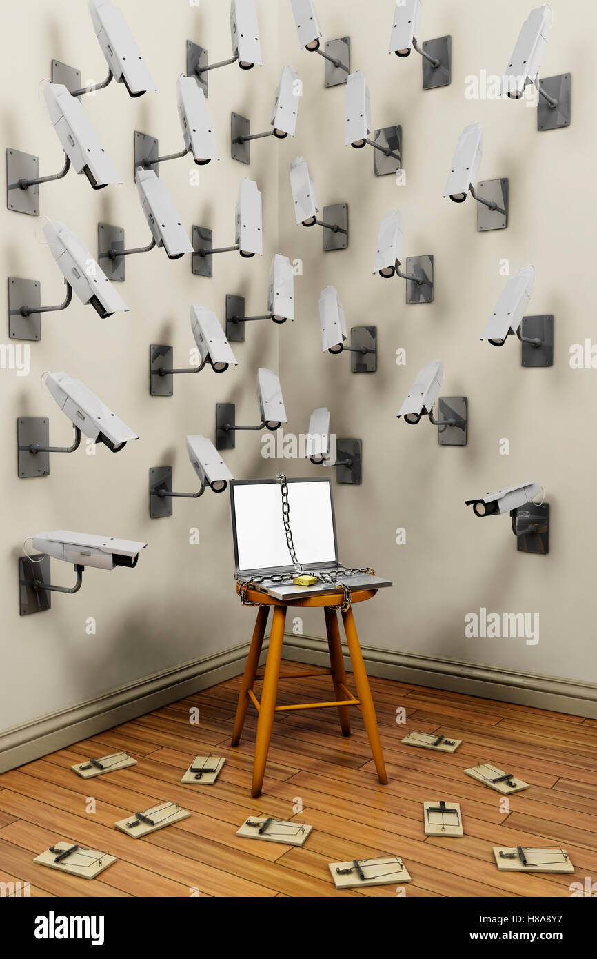 computer security Stock Photo