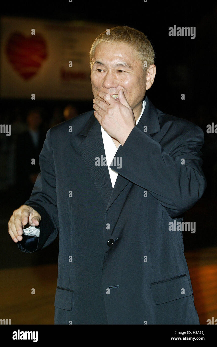 TAKESHI KITANO ZATOICHI FILM PREMIERE 60TH VENICE FILM FESTIVAL ITALY 02 September 2003 Stock Photo