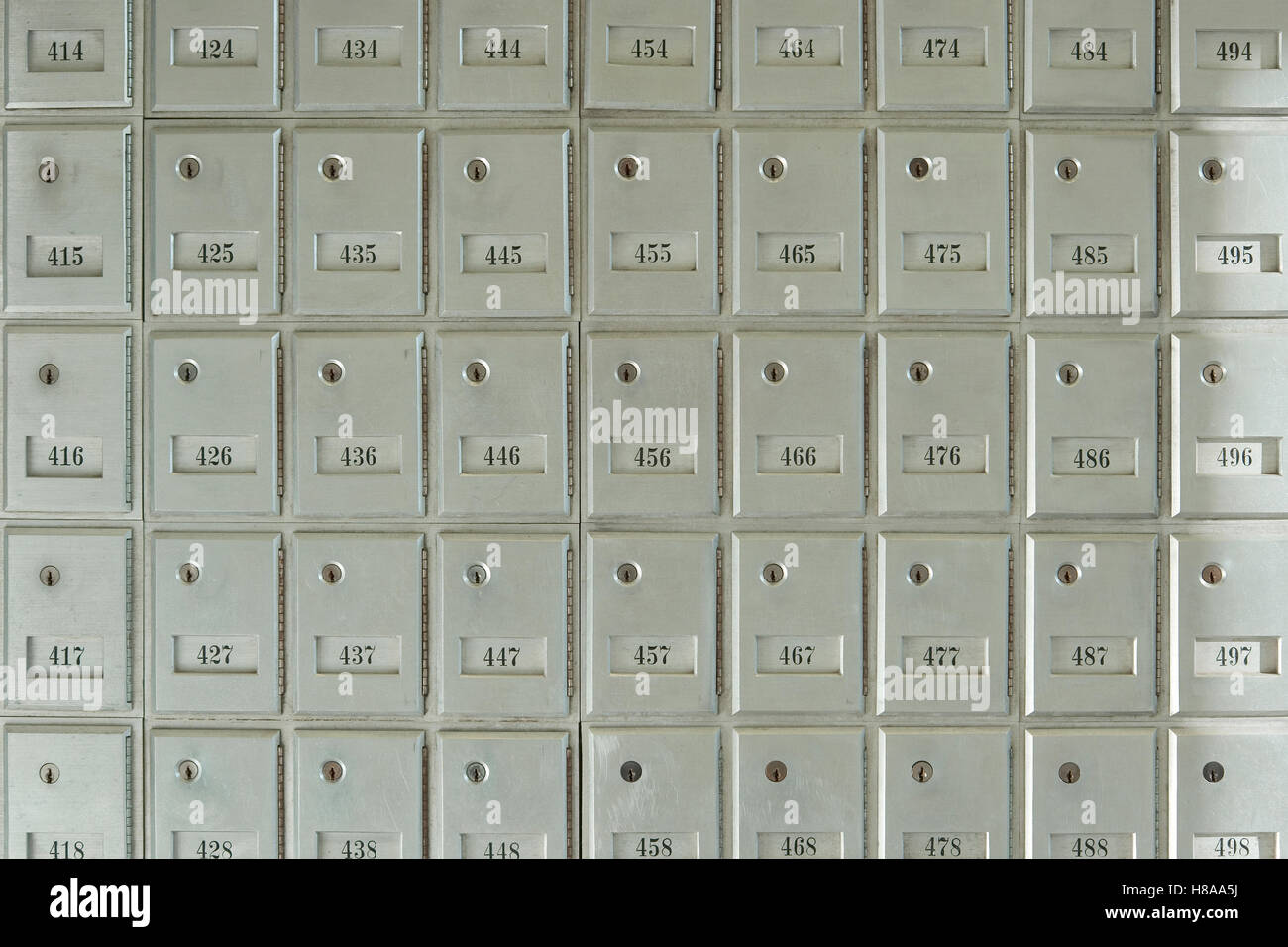 Post office Boxes Stock Photo - Alamy