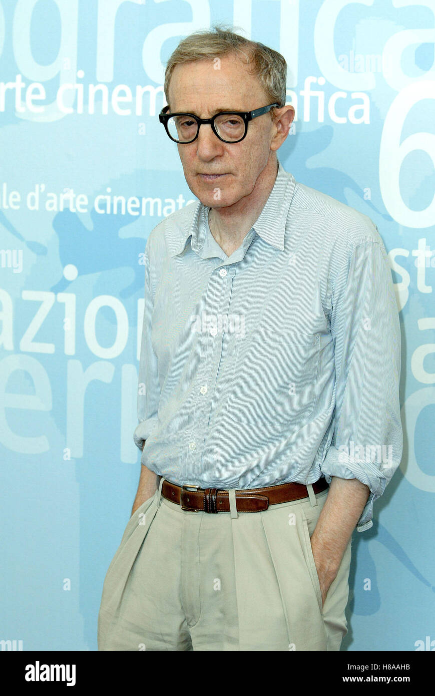 WOODY ALLEN ANYTHING ELSE PHOTOCALL 60TH VENICE FILM FESTIVAL ITALY 27