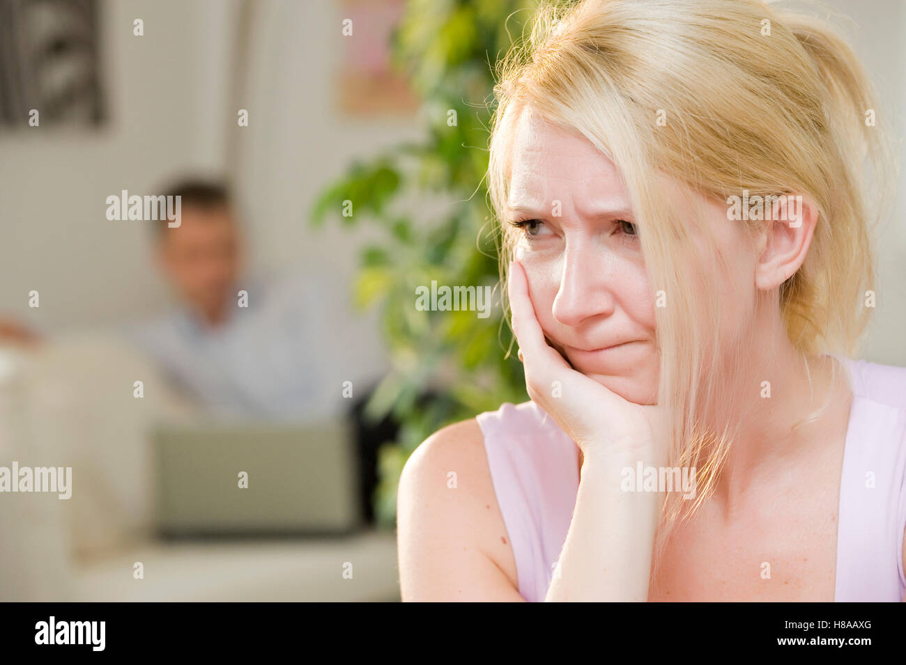 Symbolic image for crisis in a relationship Stock Photo