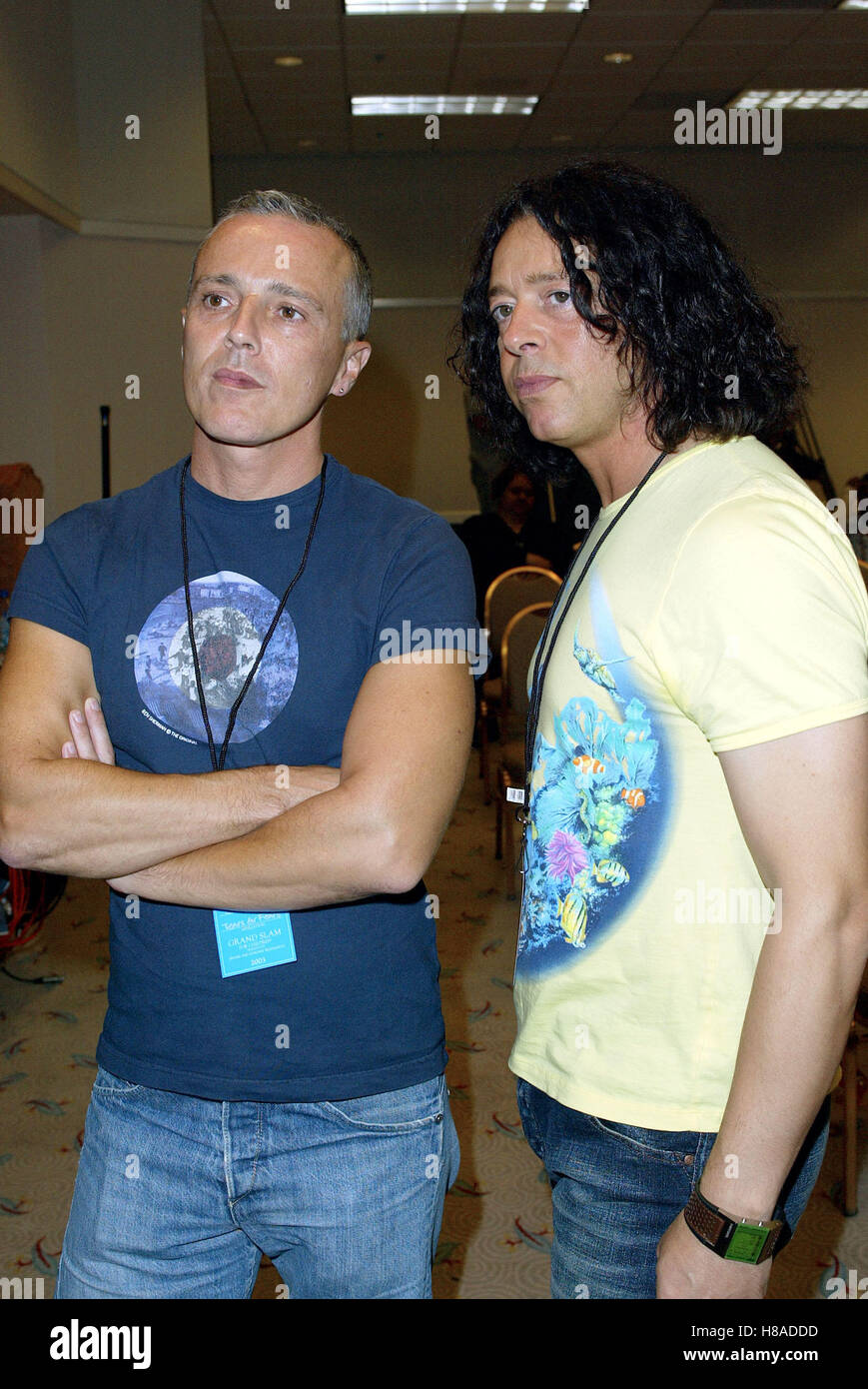 TEARS FOR FEARS 8TH ANDRE AGASSI GRAND SLAM BE MGM GRAND HOTEL LAS VEGAS USA 13 October 2003 Stock Photo
