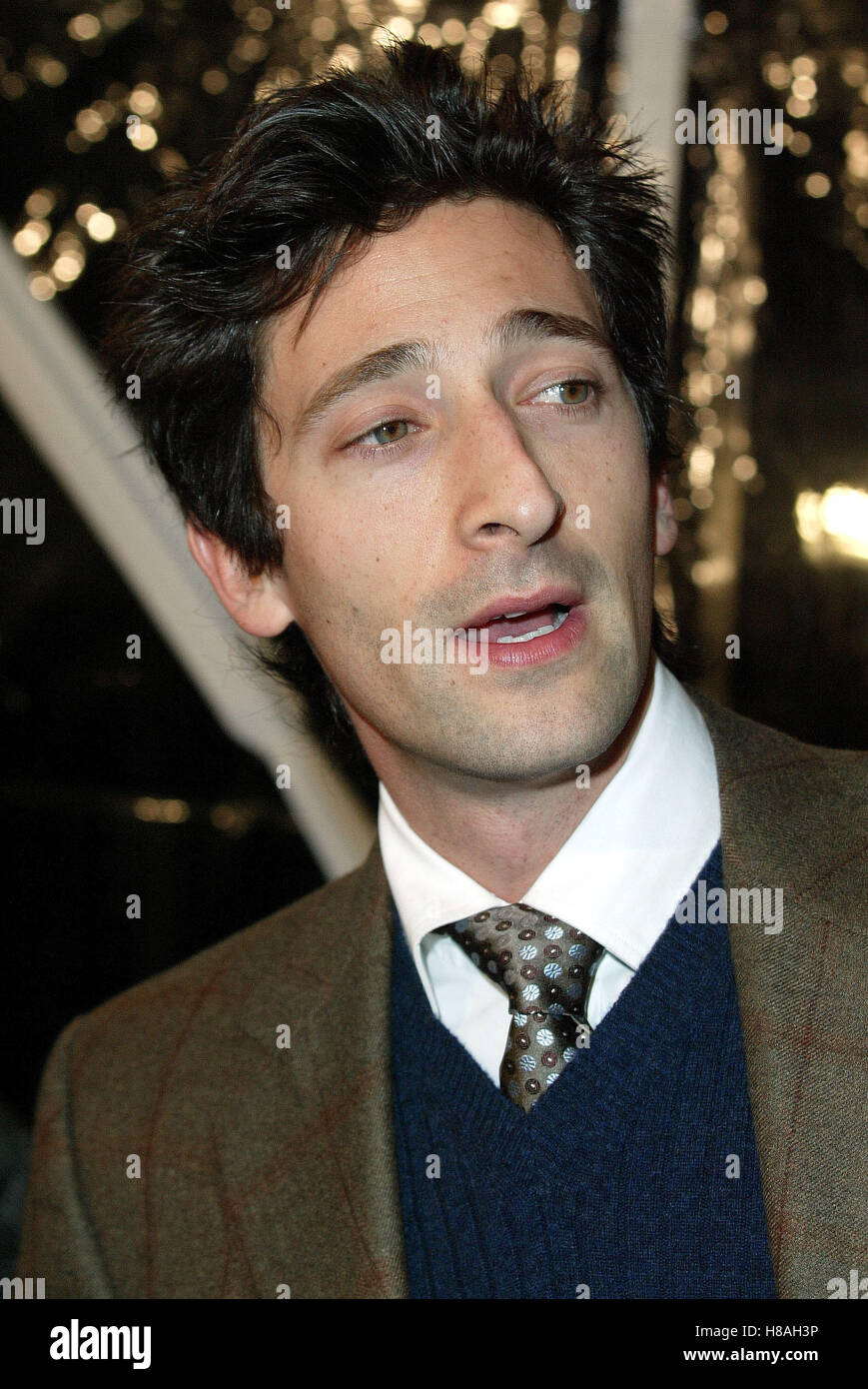 ADRIEN BRODY COLD MOUNTAIN PREMIERE LOS ANGELES MANN THEATRE WESTWOOD LOS ANGELES USA 07 December 2003 Stock Photo