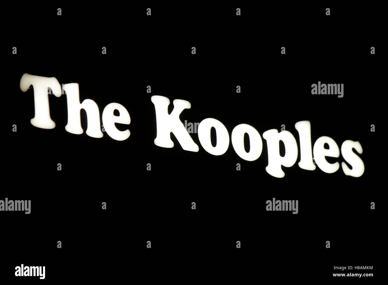 das Logo der Marke 'The Kooples', Berlin. Stock Photo