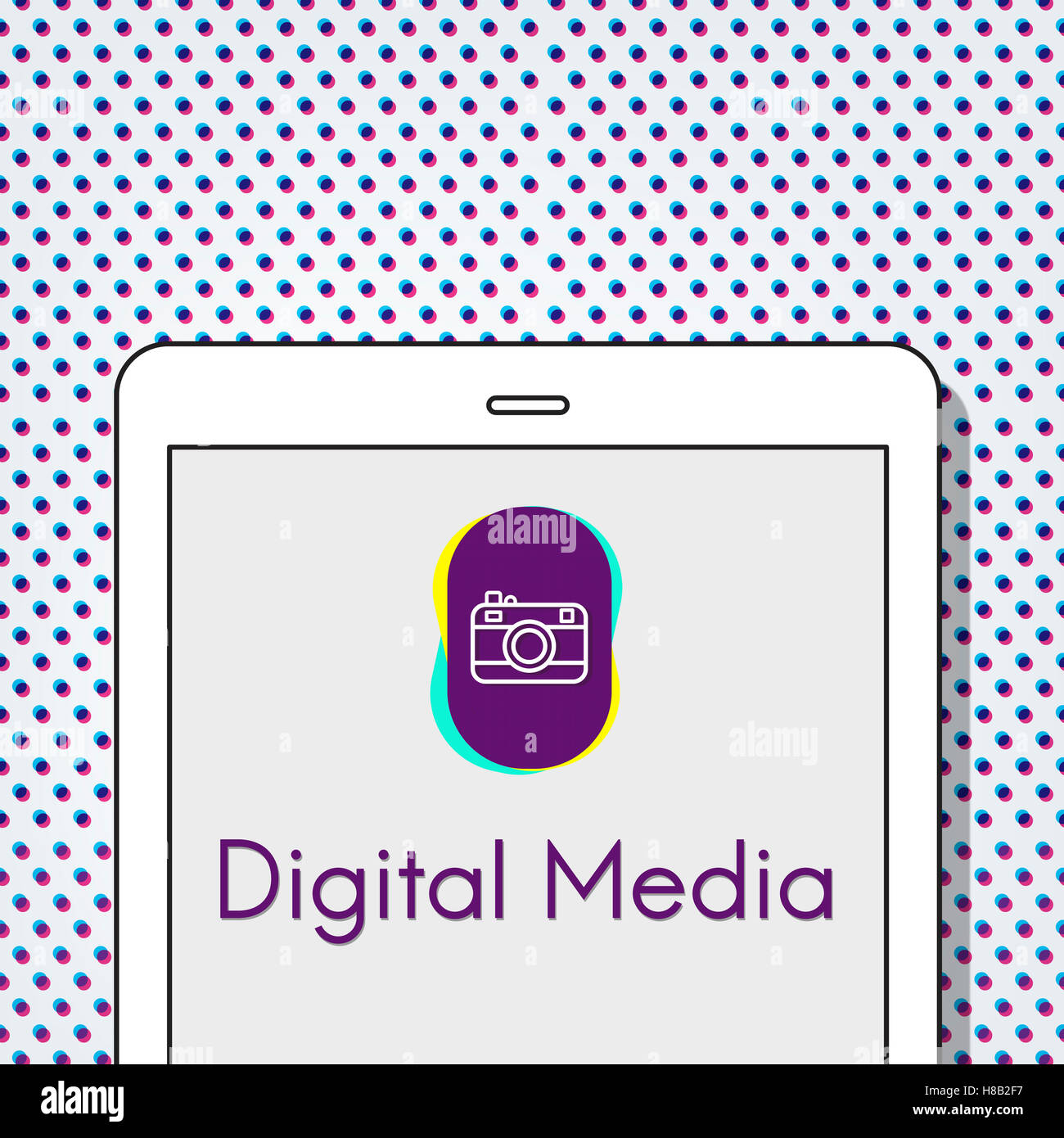 Digital Media Technology Networking Concept Stock Photo Alamy