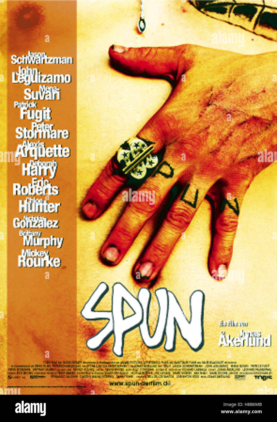 Spun, (SPUN) USA-SWE 2002, Regie: Jonas Akerlund, Key: Plakat Stock Photo