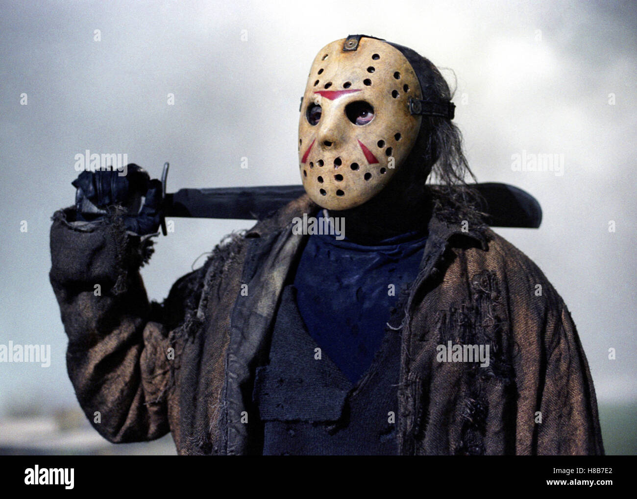 Freddie vs. Jason, (FREDDY VS. JASON) USA 2003, Regie: Ronnie Yu, KEN KIRZINGER, Key: Maske, Monster, Schwert Stock Photo