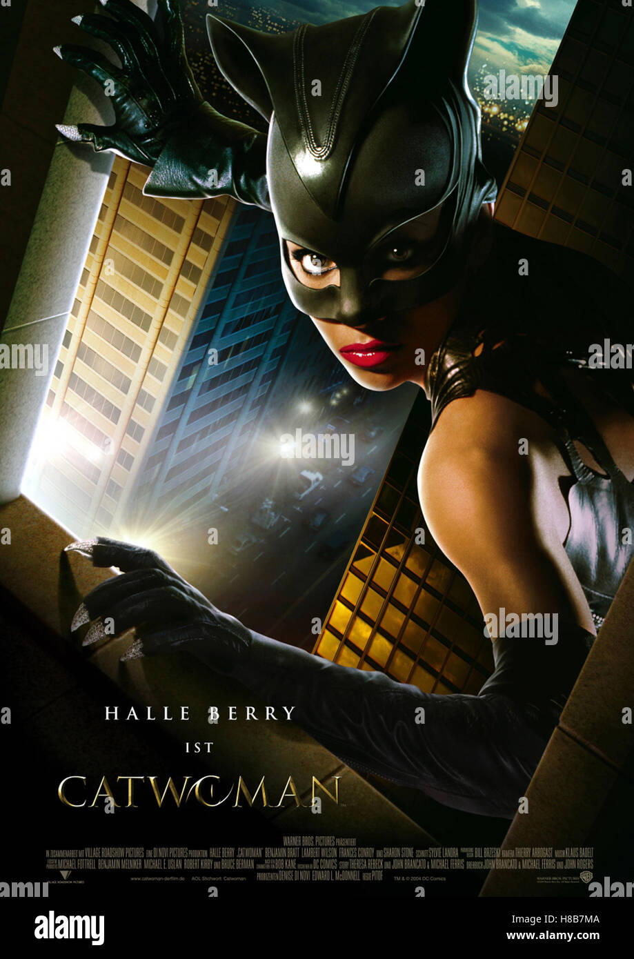 Catwoman, (CATWOMAN) USA 2004, Regie: Pitof, HALLE BERRY, Key: Plakat Stock Photo