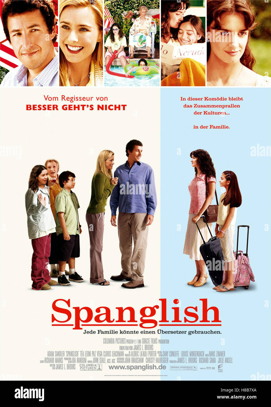 Spanglish, (SPANGLISH) USA 2004, Regie: James L. Brooks, Key: Plakat Stock Photo