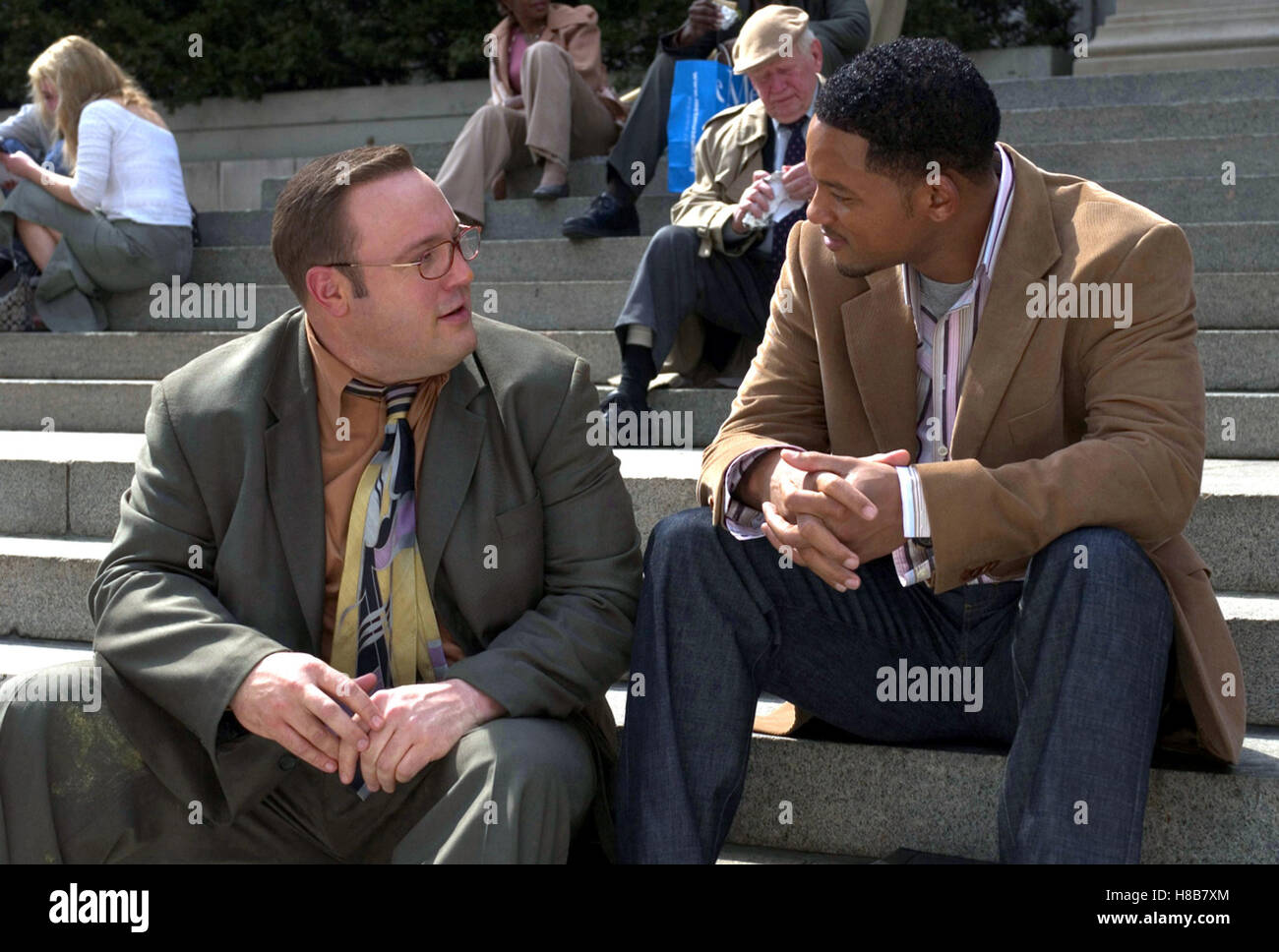 Hitch - Der Date Doktor, (HITCH) USA 2005, Regie: Andy Tennant, KEVIN JAMES, WILL SMITH, Key: Treppe Stock Photo