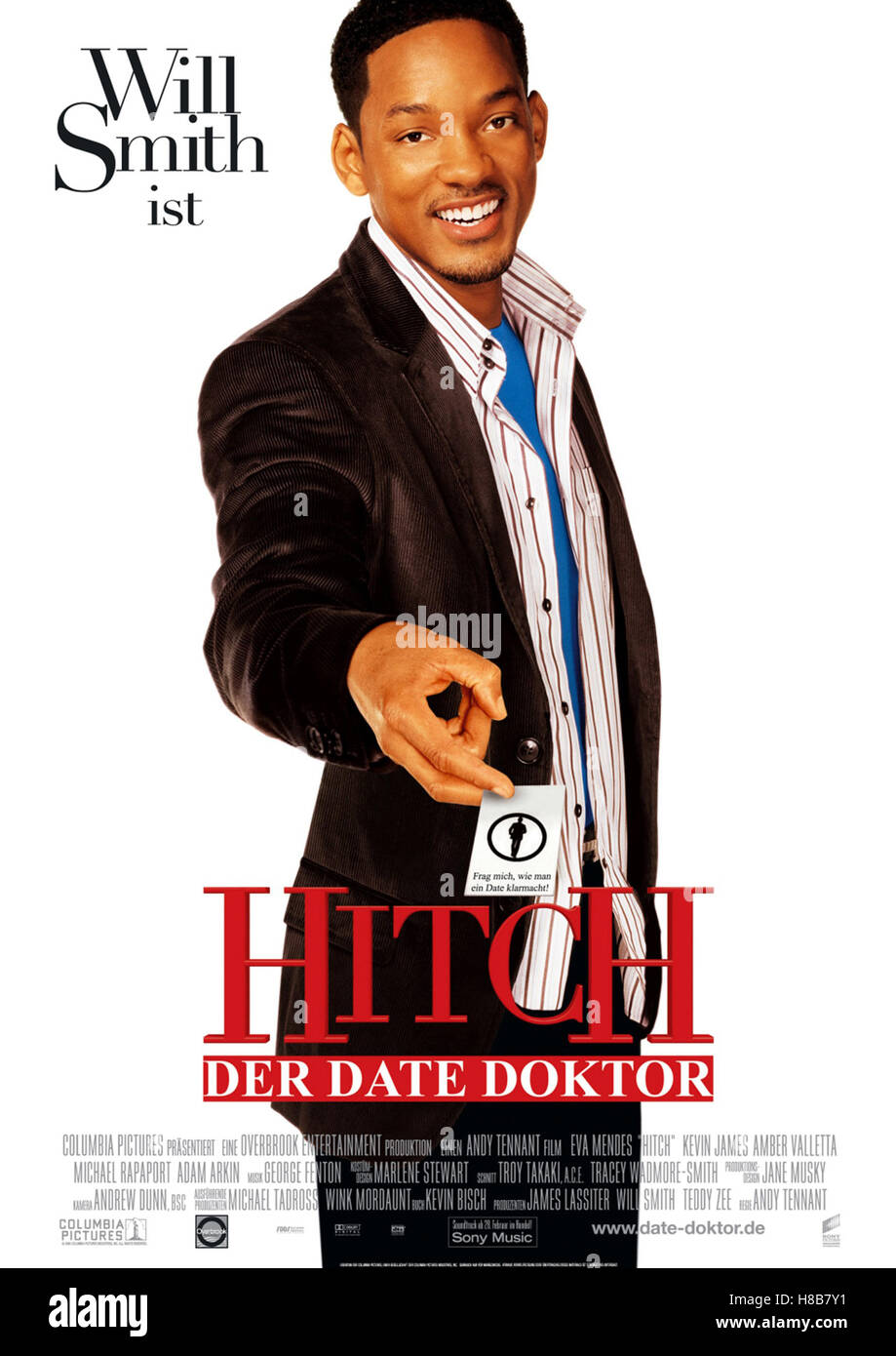 Hitch - Der Date Doktor, (HITCH) USA 2005, Regie: Andy Tennant, WILL SMITH, Key: Plakat Stock Photo