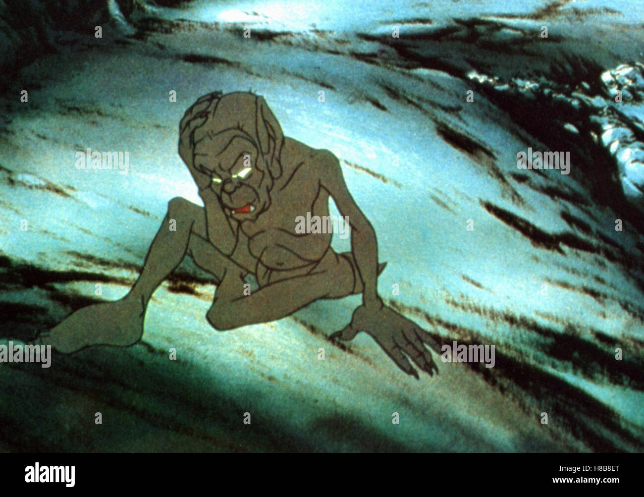 Der Herr der Ringe, (THE LORD OF THE RINGS) Zeichentrickfilm USA 1977,  Regie: Ralph Bakshi, GOLUM Stock Photo - Alamy