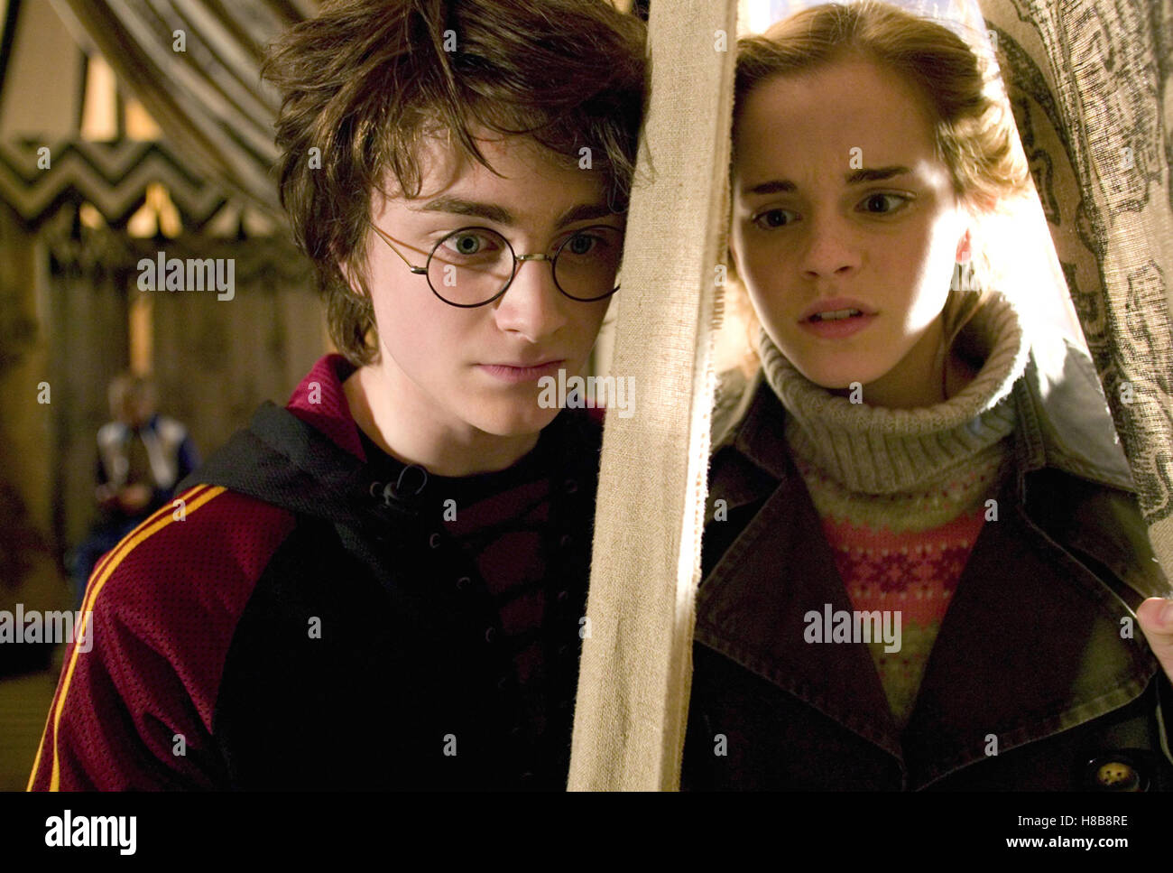 Harry Potter und der Feuerkelch, (HARRY POTTER AND THE GOBLET OF FIRE) GB-USA 2005, Regie: Mike Newell, DANIEL RADCLIFFE, EMMA WATSON Stock Photo