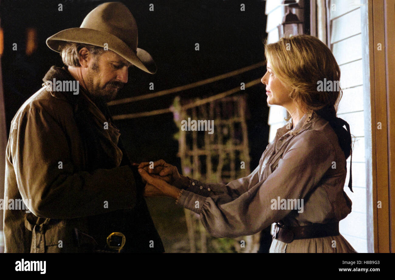Open Range - Weites Land, (OPEN RANGE) USA 2003, Regie: Kevin Costner, KEVIN COSTNER, ANNETTE BENING, Key: Cowboy, Cowboyhut, Stock Photo