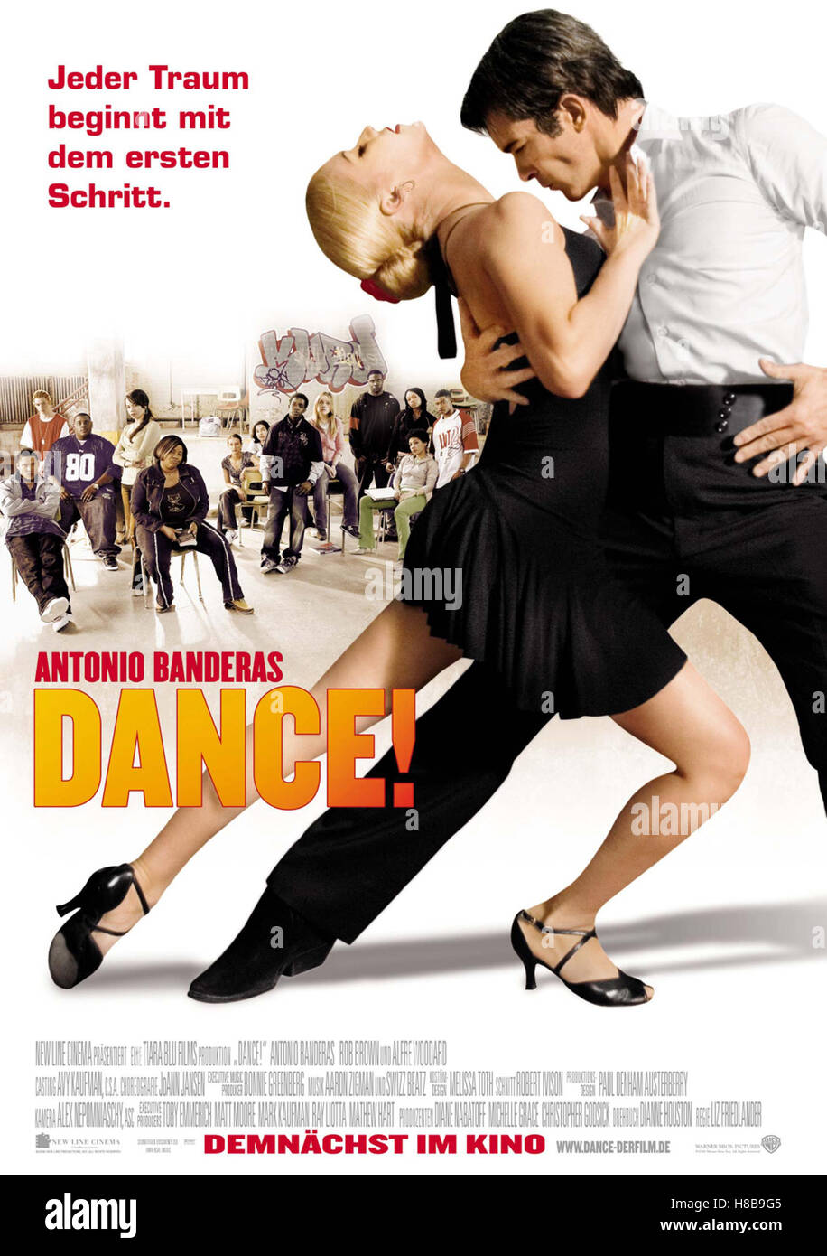 Dance!, (TAKE THE LEAD) USA 2006, Regie: Liz Friedlander, KATYA VIRSHILAS, ANTONIO BANDERAS, Key: Tanzpaar, Tanzen, Plakat, Verleih: Warner Bros. Stock Photo