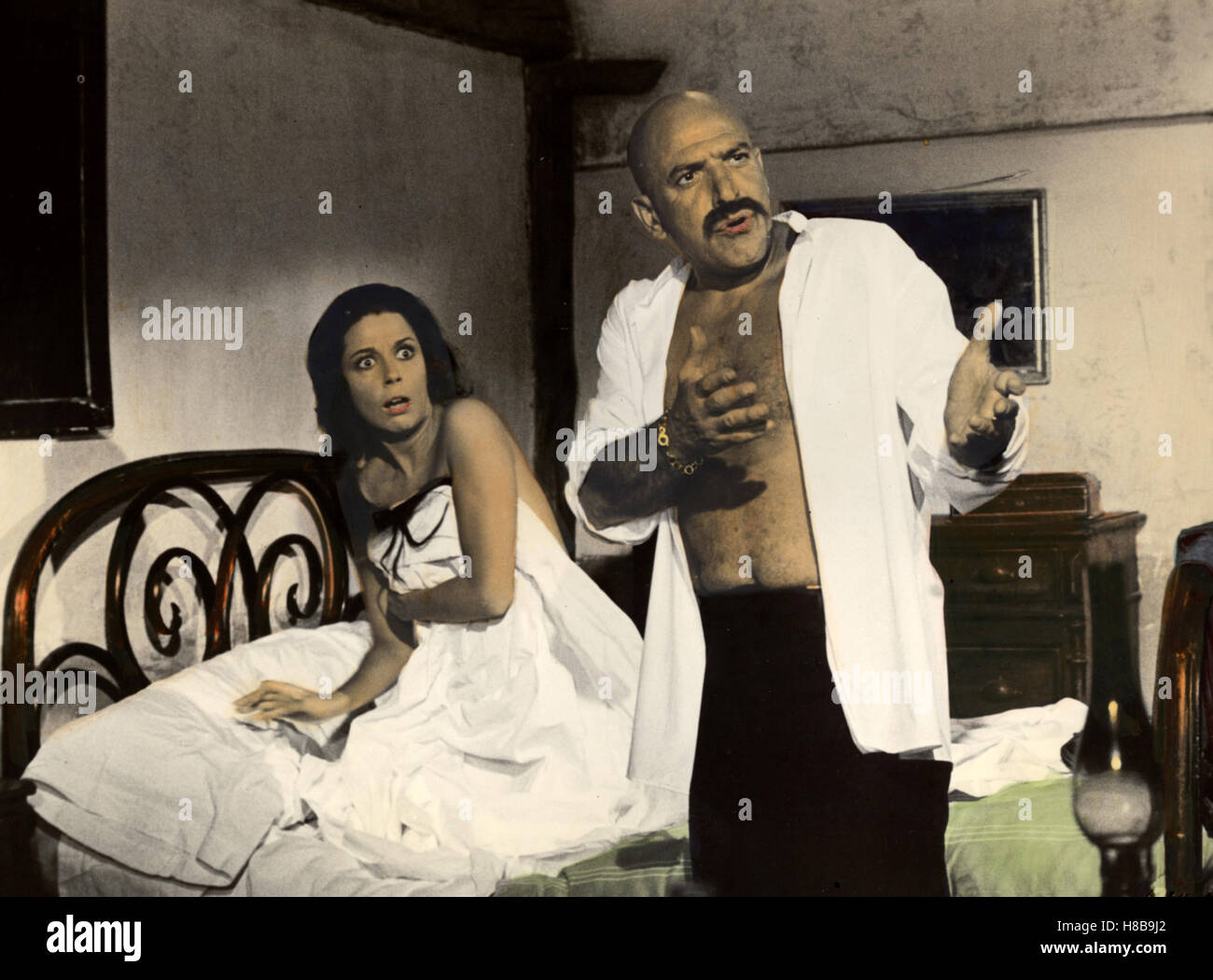 Viva Pancho Villa, (PANCHO VILLA) E-GB-USA 1972, Regie: Eugenio Martin, ANNE FRANCIS, TELLY SAVALAS, Key: Bett, Paar, Stock Photo
