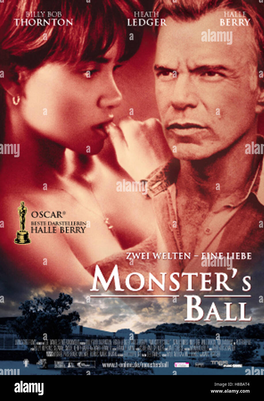 Monster's Ball, (MONSTER'S BALL) USA 2001, Regie: Marc Forster, HALLE  BERRY, BILLY BOB THORNTON, Key: Plakat Stock Photo - Alamy