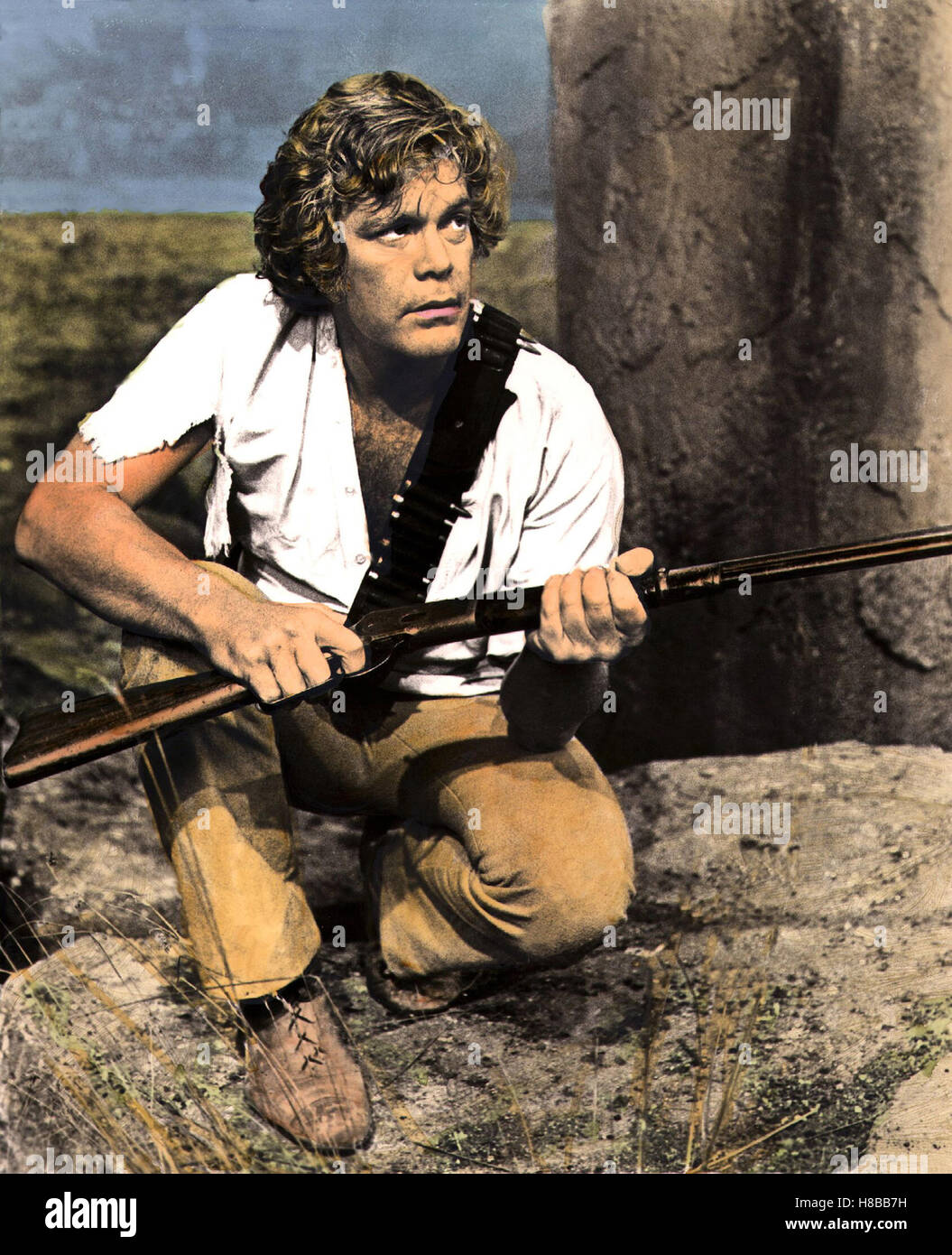 Atlantis - Tauchfahrt des Schreckens, (WARLORDS OF ATLANTIS) GB 1978, Regie: Kevin Connor, DOUG McCLURE, Key: Waffe, Gewehr, Stock Photo