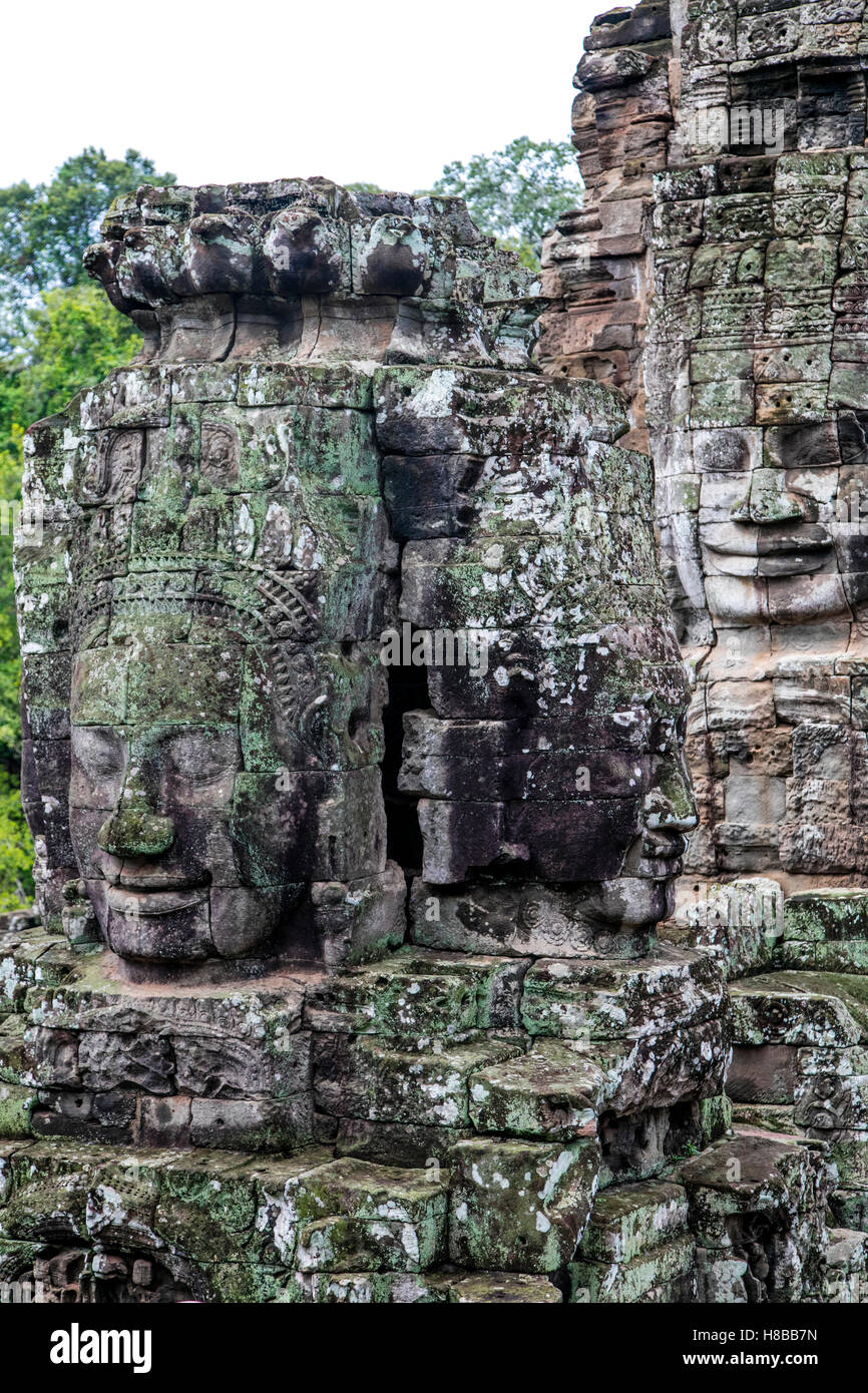 Angkor Thom, Bayon Temple, Angkor, Cambodia Stock Photo