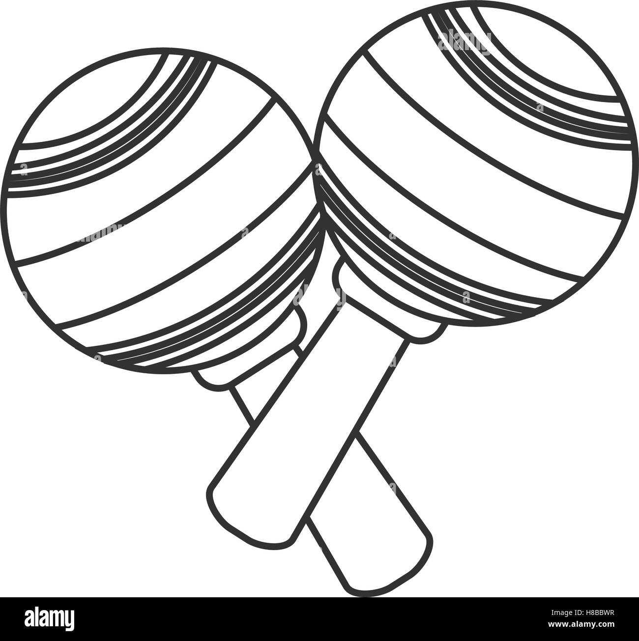 Isolated maraca instrument design Stock Vector Image & Art Alamy