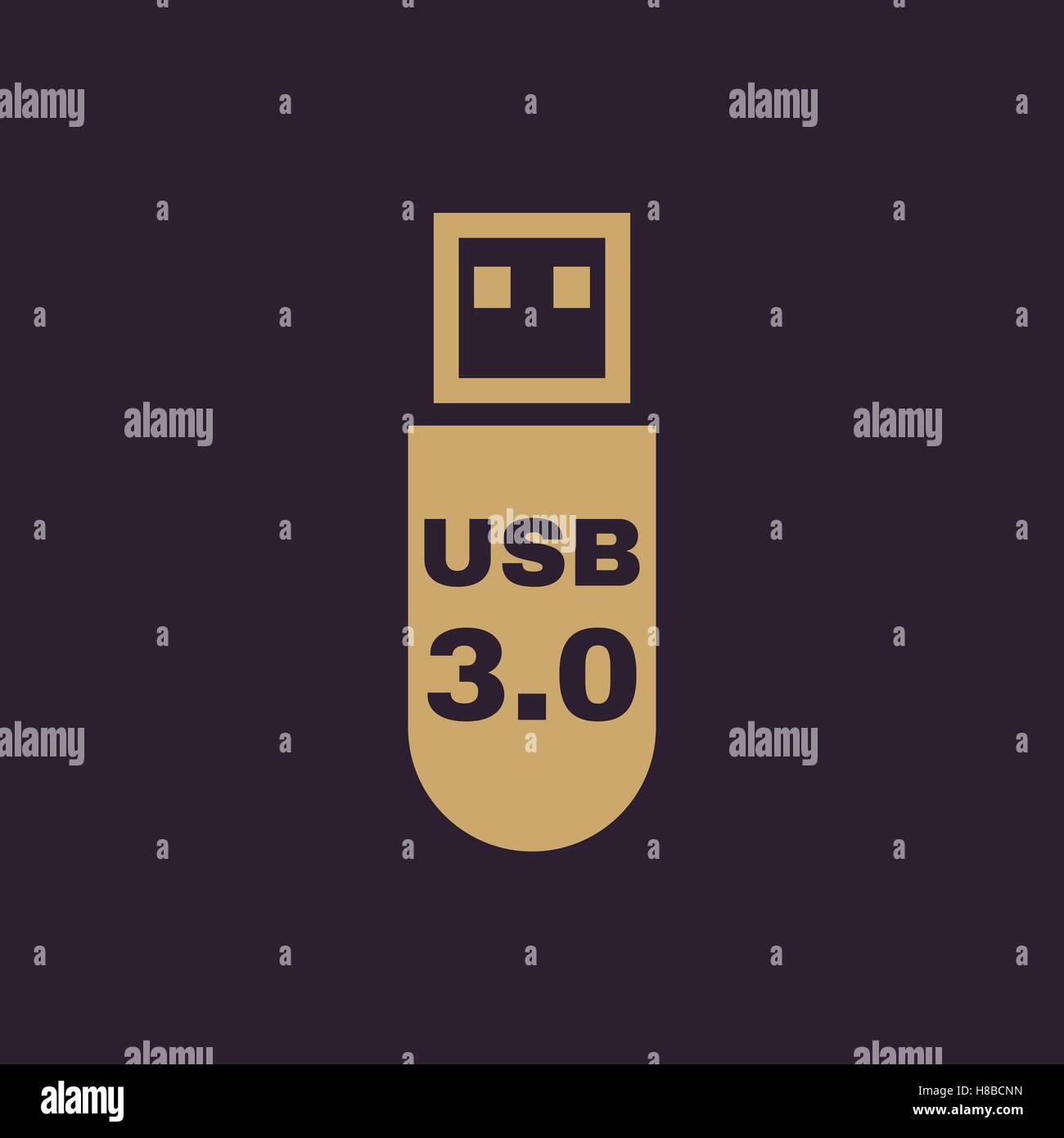 The usb icon. Transfer and connection, data, usb symbol. UI. Web. Logo ...