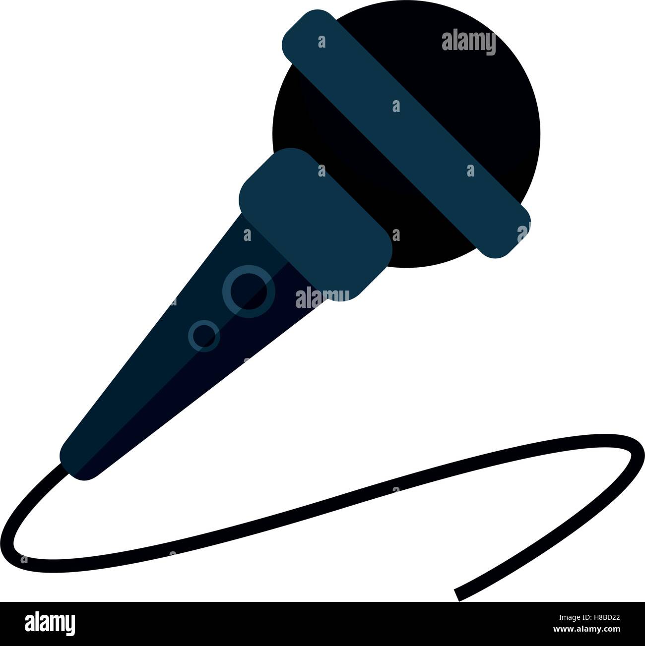 Isolated microphone of music concept Stock Vector Image & Art - Alamy