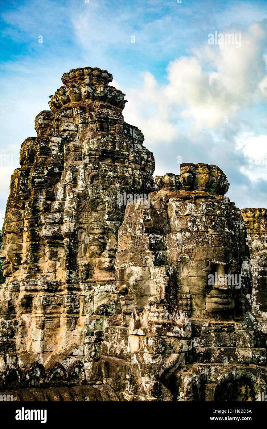 Angkor Thom, Bayon Temple, Angkor, Cambodia Stock Photo