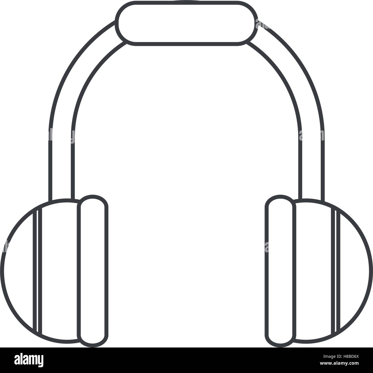 Isolated headphone device design Stock Vector Image & Art - Alamy