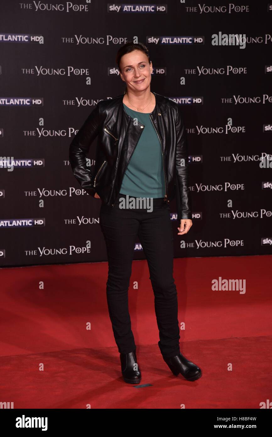 Lucia Mascino attending a preview screening of 'The Young Pope,' at The
