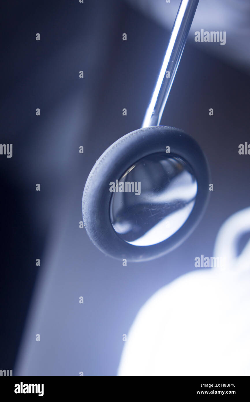 Doctor's reflex hammer tool used to test patient reflexes in knee and