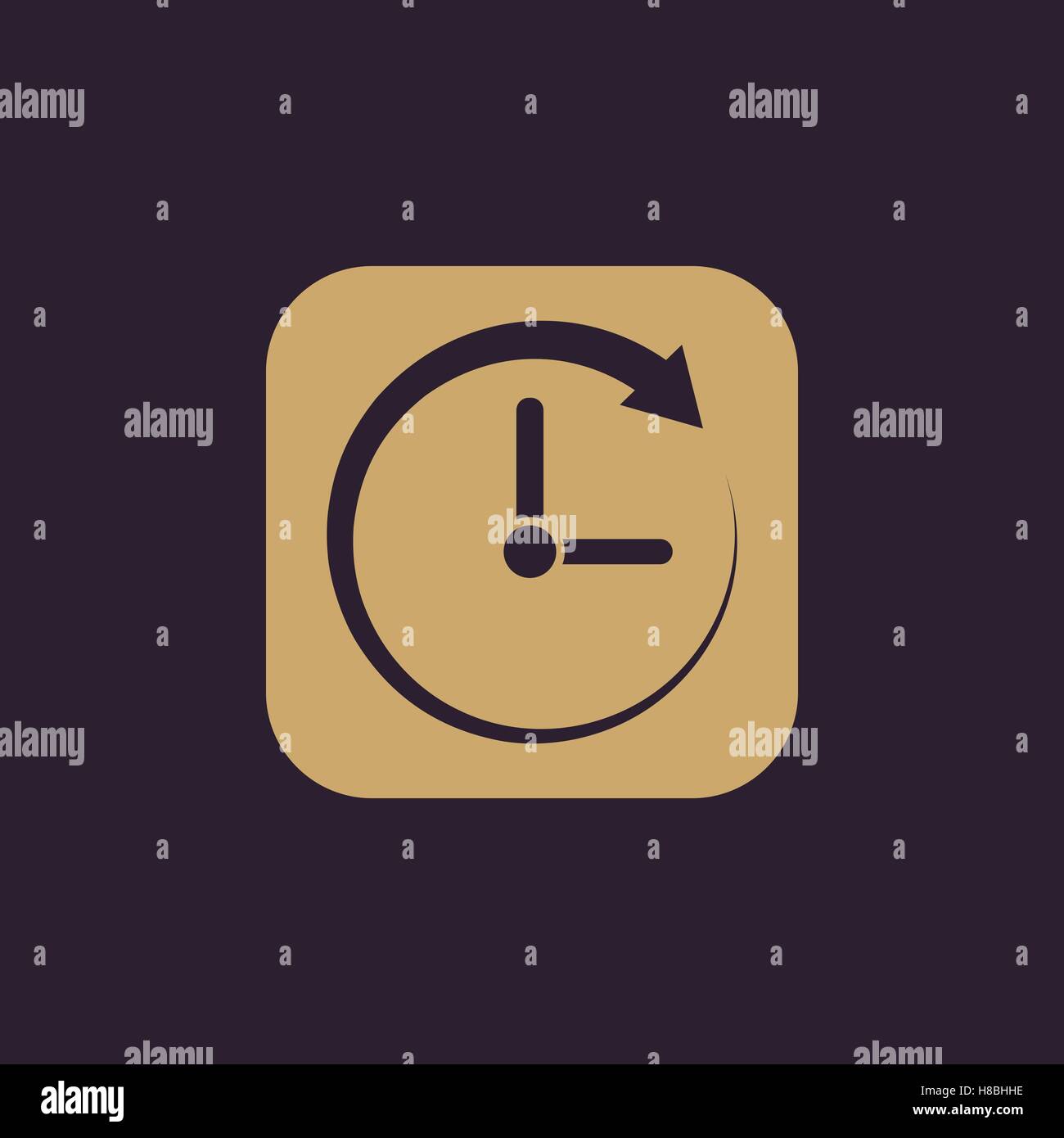 Time, clock icon. Time and watch, timer, clock symbol. UI. Web. Logo ...
