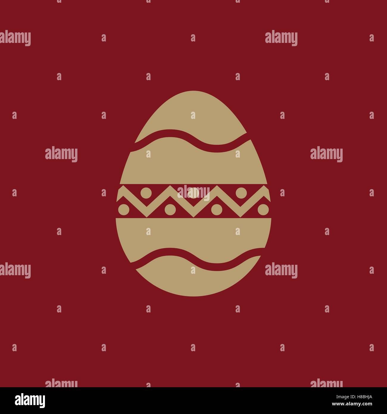 The egg icon. Easter, egg symbol. UI. Web. Logo. Sign Flat design App ...